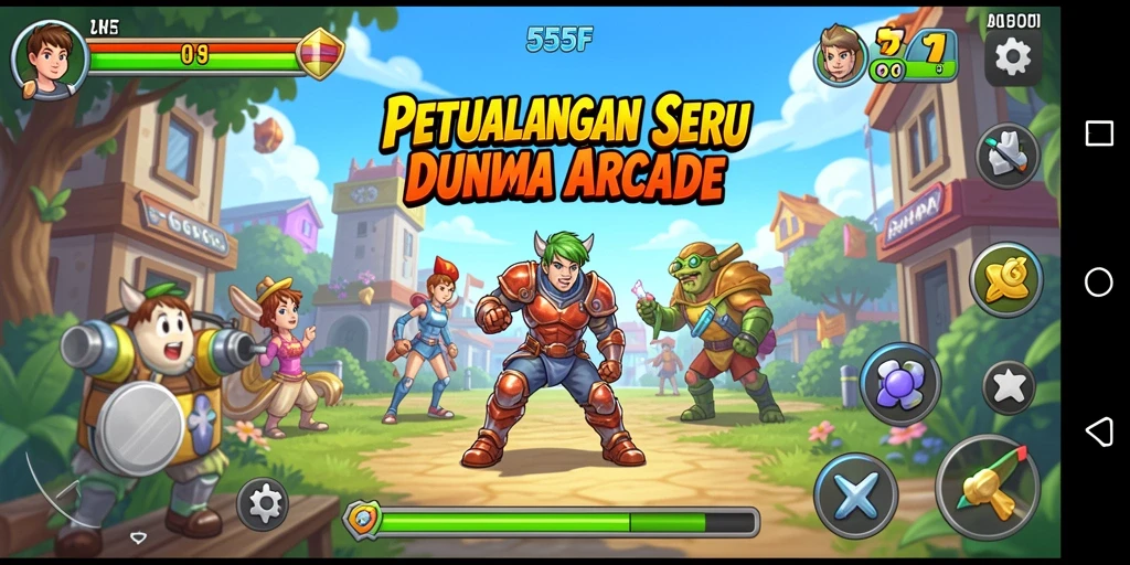Tampilan screenshot gameplay <strong>555F</strong> yang penuh aksi dan tantangan seru.