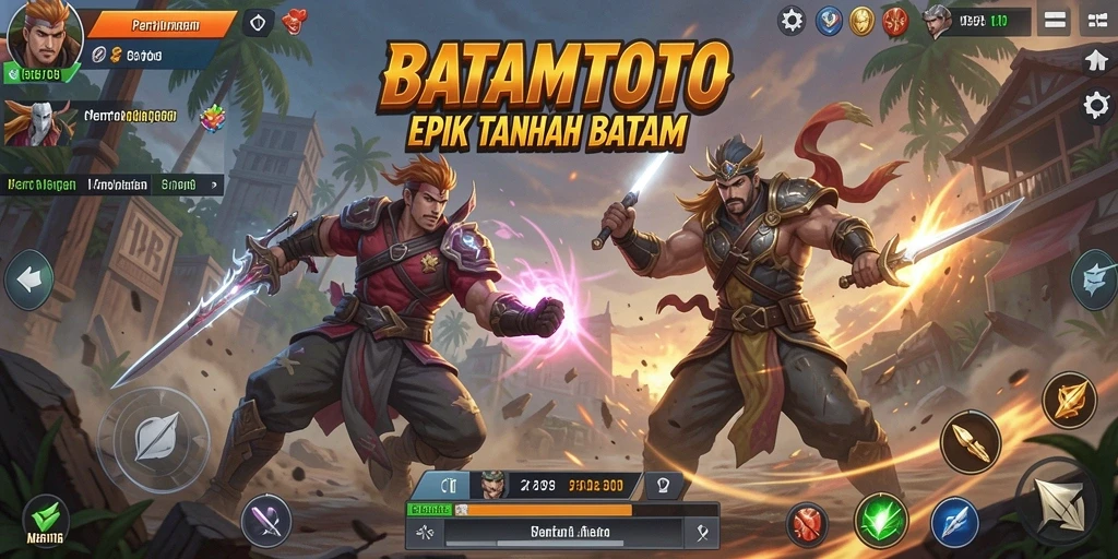 Gameplay memukau dengan pertarungan seru di BATAMTOTO.