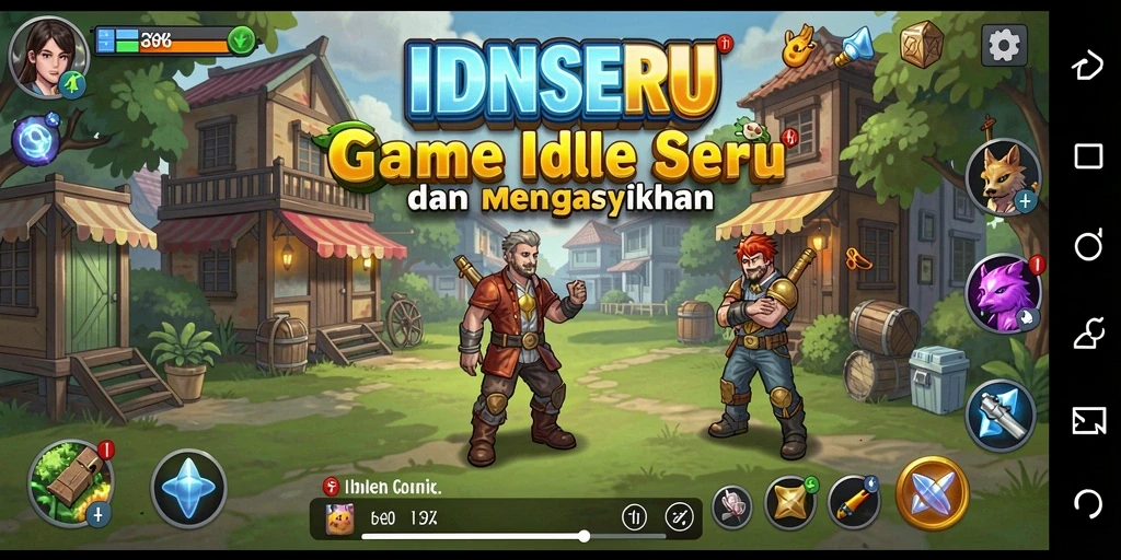 Tampilan gameplay IDNSERU yang menyenangkan dan mengasyikkan.