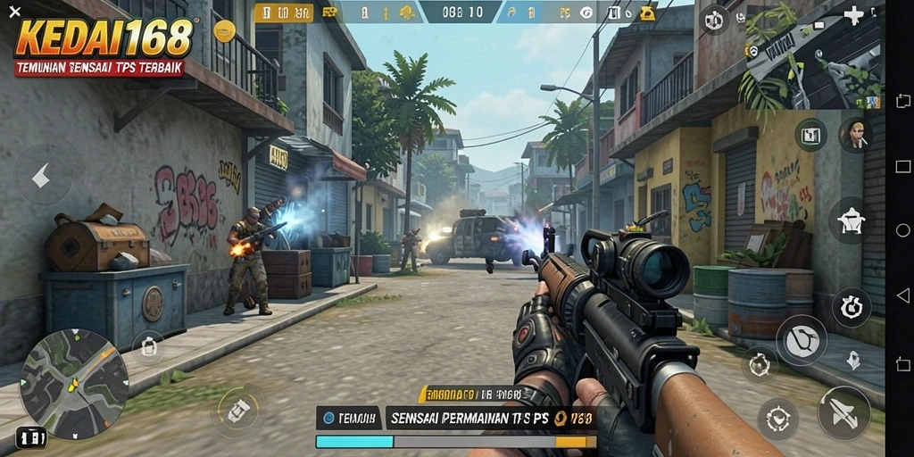 Tampilan gameplay KEDAI168 yang mengasyikkan dan penuh aksi.