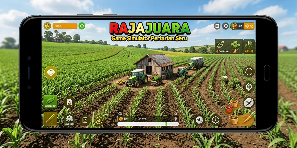 Tampilan menarik dari gameplay pertanian RAJAJUARA yang seru.