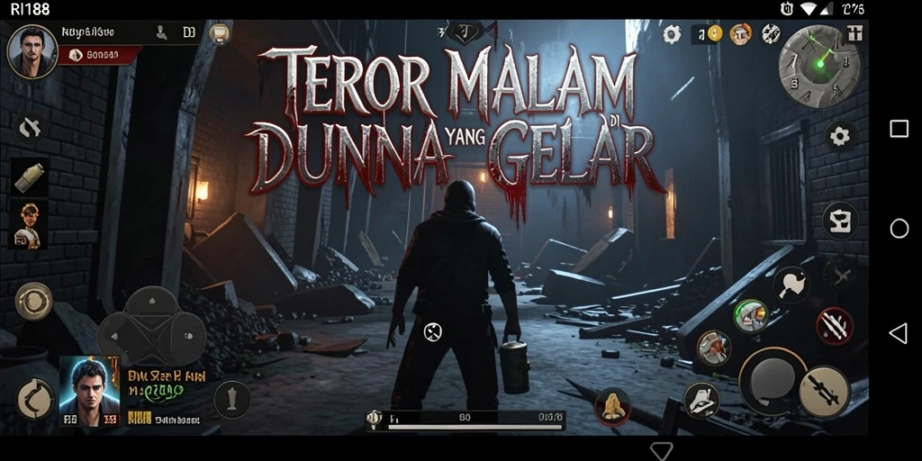 Screenshot RI188 menampilkan gameplay yang mencekam dan atmosfer gelap.