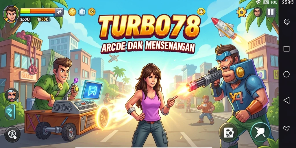 Tampilan gameplay menantang dalam TURBO78 yang mengasyikkan.