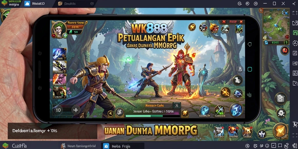 Tampilan gameplay yang mengesankan dalam dunia <strong>WK888</strong>.