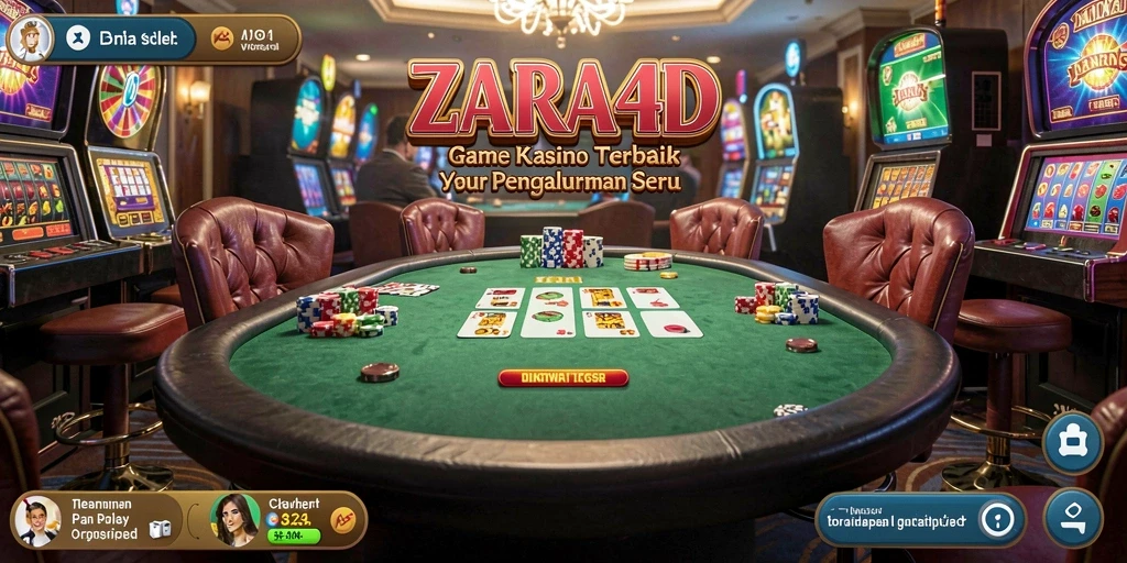 Tampilan gameplay ZARA4D yang menegangkan dan penuh warna.